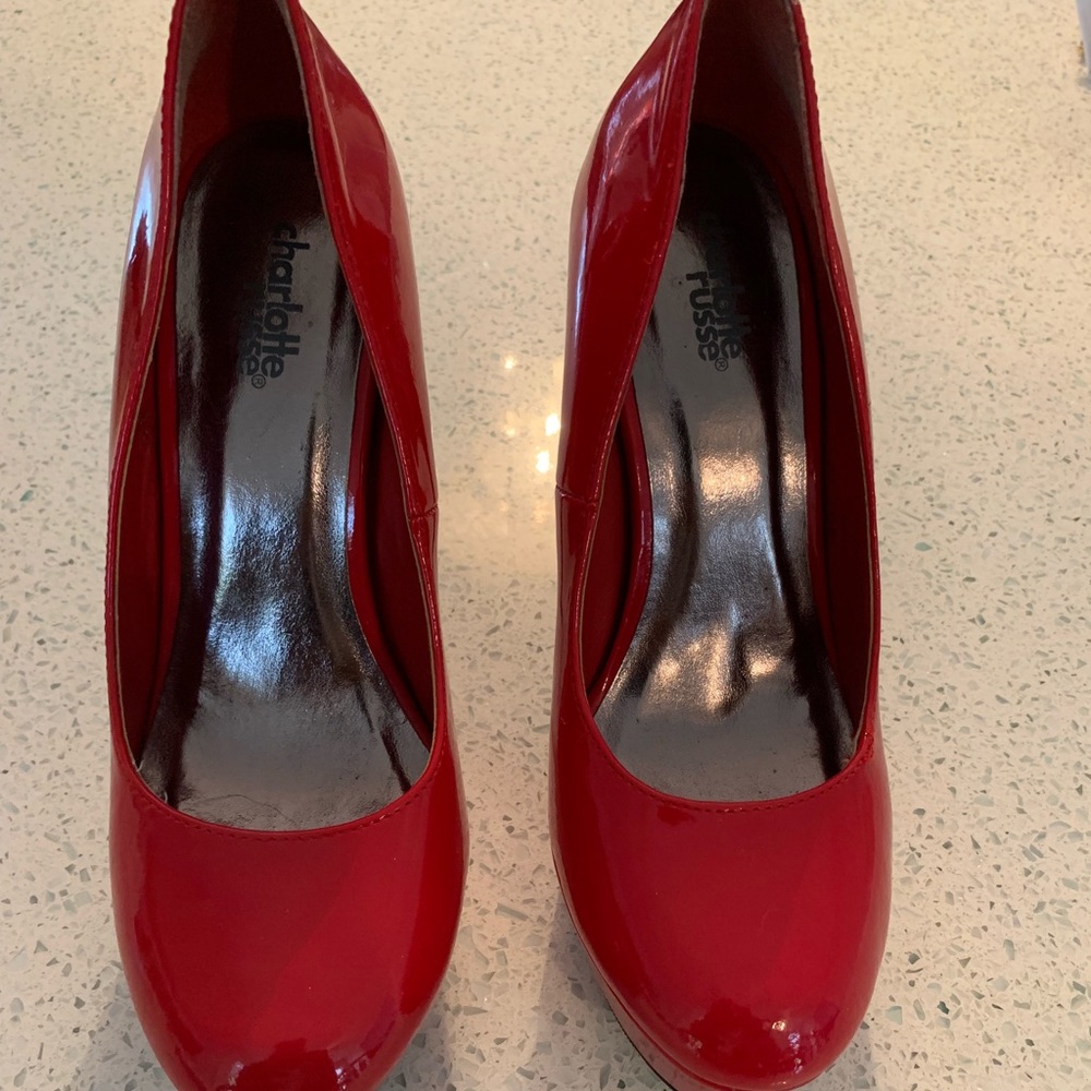 Bright red Heels - Picture 2 of 4